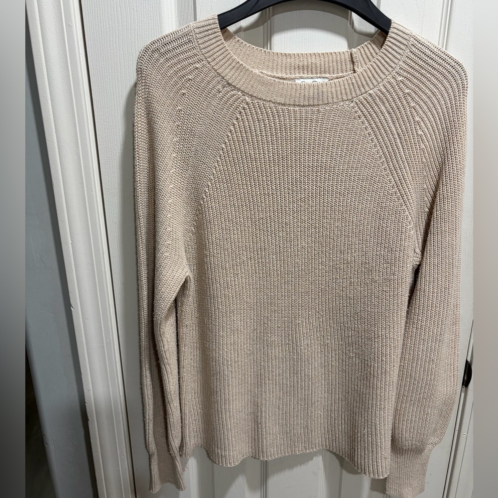 Jessica Simpson Cream Crew Neck Sweater
